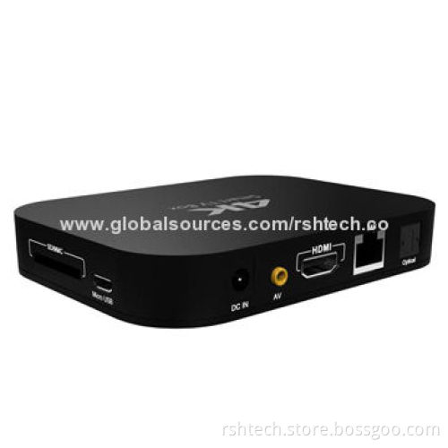 Quad-core Android 4.4 Smart TV Box, 2GB DDR3 8GB NAND Flash, Supports 4K*2K Decode and Excellent XBM